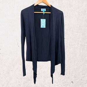 Survival Navy Blue Open-Front Cardigan Sweater